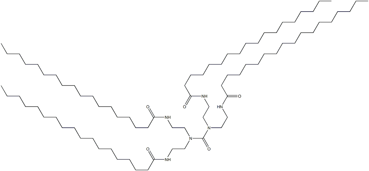 N-[2-[bis[2-(octadecanoylamino)ethyl]carbamoyl-[2-(octadecanoylamino)ethyl]amino]ethyl]octadecanamide 结构式