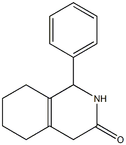 1-Phenyl-1,4,5,6,7,8-Hexahydroisoquinolin-3(2H)-One 化学構造式