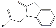 2-Oxo-3-Benzothiaxolacetic Acid Structure