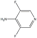 3,5-Difluoropyridin-4-Amine,,结构式