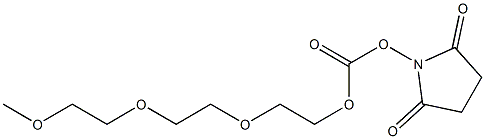  2-(2-(2-methoxyethoxy)ethoxy)ethyl succinimidyl carbonate