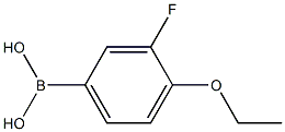 3-FLUORO-4-ETHOXYPHENYLBORONIC ACID Structure