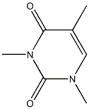 1,3-DIMETHYLTHYMINE 结构式