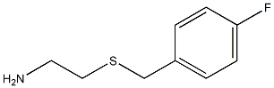 2-[(4-FLUOROBENZYL)SULFANYL]ETHYLAMINE 结构式