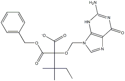 2-((2-AMINO-6-OXO-3H-PURIN-9(6H)-YL)METHOXY)ETHYL2-(BENZYLOXYCARBONYL)-3-METHYLBUTANOATE Structure