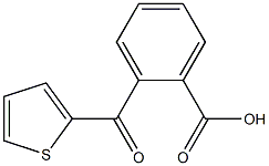 2-(2-Thienoyl)benzoic acid 化学構造式