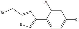 2-(bromomethyl)-4-(2,4-dichlorophenyl)thiophene