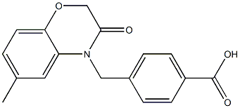 4-((2,3-dihydro-6-methyl-3-oxobenzo[b][1,4]oxazin-4-yl)methyl)benzoic acid