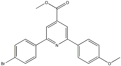 methyl 2-(4-bromophenyl)-6-(4-methoxyphenyl)pyridine-4-carboxylate