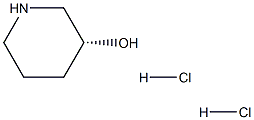 (R)-piperidin-3-ol dihydrochloride,,结构式