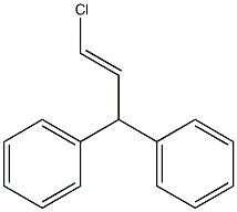 3,3-diphenylpropenylchloride 化学構造式