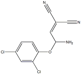 2-(l-amino-2-(2,4-dichlorophenoxy)ethylidene)malononitrile