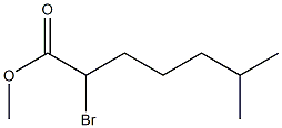 METHYL 2-BROMO ISOOCTANATE 化学構造式