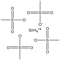 METHYLSULFONATE TIN 化学構造式