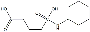 N-CYCLOHEXYL-5-HYDROXYGLUTARAMIC ACID Structure