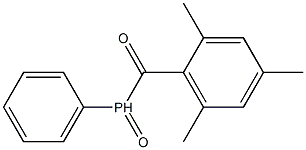 PHENYL(2,4,6-TRIMETHYLBENZOYL)PHOSPINE OXIDE Structure