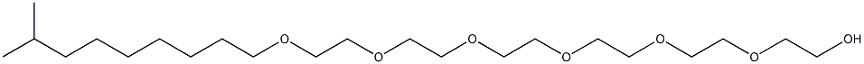 HEXAETHYLENE GLYCOL MONOISODECYL ETHER Structure