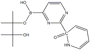 2-(1H-PYRIDIN-2-ONE)PYRIMIDINE-4-BORONIC ACID PINACOL ESTER Structure