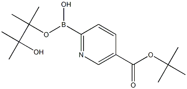 5-(TERT-BUTOXYCARBONYL)PYRIDINE-2-BORONIC ACID PINACOL ESTER Struktur