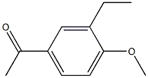 1-(3-ETHYL-4-METHOXY-PHENYL)-ETHANONE Structure