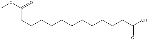 13-METHOXY-13-OXOTRIDECANOIC ACID Struktur