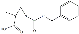 1-BENZYL 2-METHYL AZIRIDINE-1,2-DICARBOXYLATE 化学構造式