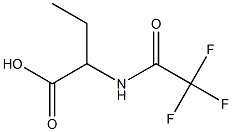 2-(2,2,2-TRIFLUORO-ACETYLAMINO)-BUTYRIC ACID 化学構造式