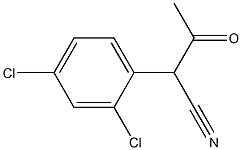 2-(2,4-DICHLOROPHENYL)-3-OXOBUTANENITRILE 结构式