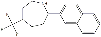 2-(2-NAPHTHYL)-5-(TRIFLUOROMETHYL)AZEPANE Structure