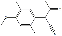 2-(4-METHOXY-2,5-DIMETHYLPHENYL)-3-OXOBUTANENITRILE Struktur