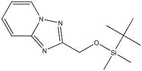 2-(TERT-BUTYL-DIMETHYL-SILANYLOXYMETHYL)-[1,2,4]TRIAZOLO[1,5-A]PYRIDINE Structure