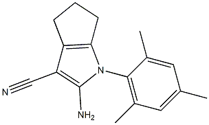 2-AMINO-1-(2,4,6-TRIMETHYL-PHENYL)-1,4,5,6-TETRAHYDRO-CYCLOPENTA[B]PYRROLE-3-CARBONITRILE|