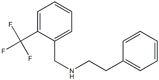 2-PHENYL-N-[2-(TRIFLUOROMETHYL)BENZYL]ETHANAMINE Structure