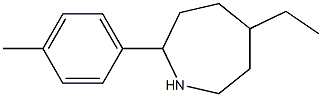 5-ETHYL-2-(4-METHYLPHENYL)AZEPANE,,结构式