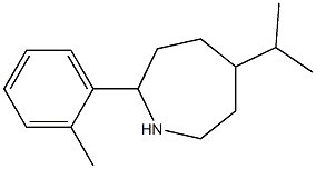 5-ISOPROPYL-2-(2-METHYLPHENYL)AZEPANE Structure