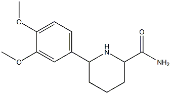  6-(3,4-DIMETHOXYPHENYL)PIPERIDINE-2-CARBOXAMIDE