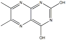 6,7-DIMETHYLPTERIDINE-2,4-DIOL Structure