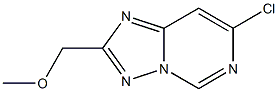 7-CHLORO-2-(METHOXYMETHYL)[1,2,4]TRIAZOLO[1,5-C]PYRIMIDINE Structure