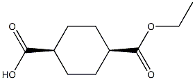 CIS-4-(ETHOXYCARBONYL)CYCLOHEXANECARBOXYLIC ACID,,结构式
