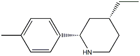 CIS-4-ETHYL-2-(4-METHYLPHENYL)PIPERIDINE,,结构式
