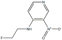 N-(2-FLUOROETHYL)-3-NITROPYRIDIN-4-AMINE Struktur