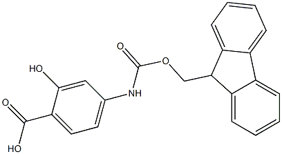 Fmoc-4-Amino salicylic acid Struktur