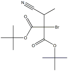  di(tert-butyl) 2-bromo-2-(1-cyanoethyl)malonate