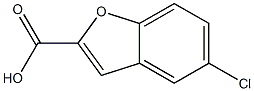 5-chloro-1-benzofuran-2-carboxylic acid Structure