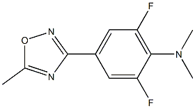 N1,N1-dimethyl-2,6-difluoro-4-(5-methyl-1,2,4-oxadiazol-3-yl)aniline Structure