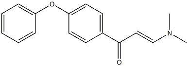 3-(dimethylamino)-1-(4-phenoxyphenyl)prop-2-en-1-one 化学構造式