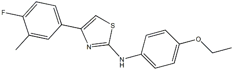 N-(4-ethoxyphenyl)-4-(4-fluoro-3-methylphenyl)-1,3-thiazol-2-amine