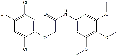 N1-(3,4,5-trimethoxyphenyl)-2-(2,4,5-trichlorophenoxy)acetamide Structure