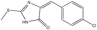 4-(4-chlorobenzylidene)-2-(methylthio)-4,5-dihydro-1H-imidazol-5-one