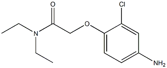  2-(4-amino-2-chlorophenoxy)-N,N-diethylacetamide